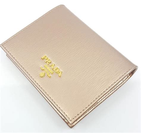 prada vertical flap wallet vitello gold